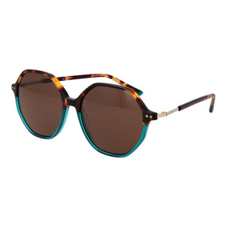 Gafas de sol marrones de plástico