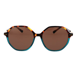 Gafas de sol marrones de plástico
