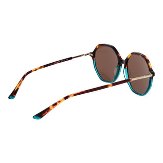 Gafas de sol marrones de plástico