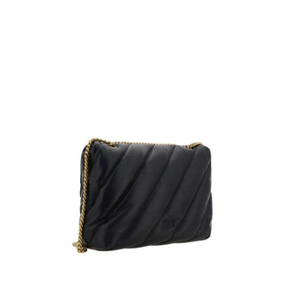 Black Calf Leather Bos Taurus Shoulder Bag