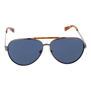 Graue Sonnenbrille aus Metall