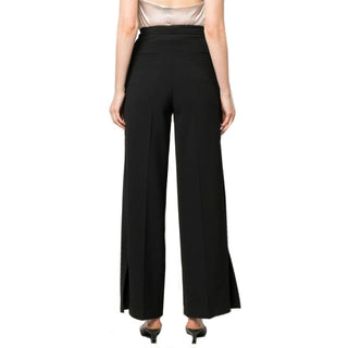 Schwarze Freizeithose aus Elastan