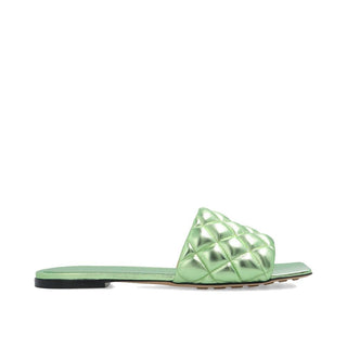 Bicolor-Sandalen aus Kalbsleder