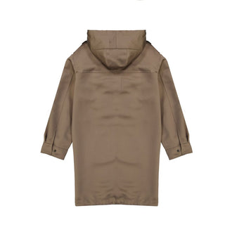 Brauner Polyester-Parka