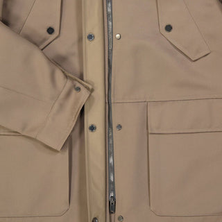 Brauner Polyester-Parka