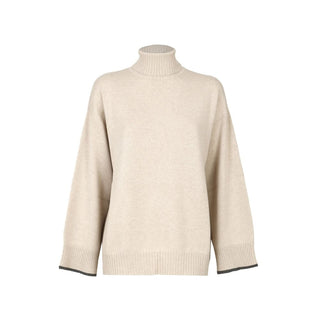 Beige Cashmere Sweater