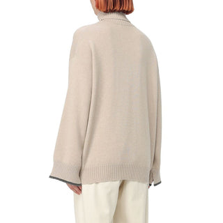 Beige Cashmere Sweater