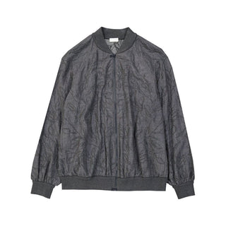 Gray Virgin Wool Bomber