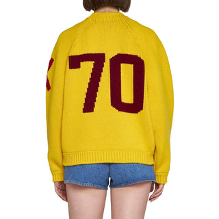 Zweifarbiges Baumwoll-Sweatshirt