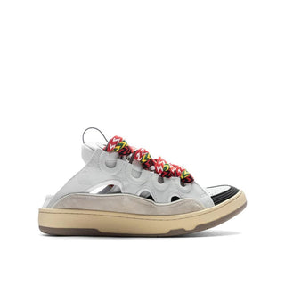 White Calfskin Chunky Sneakers