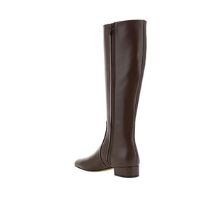 Braune Kalbsleder-Stiefel