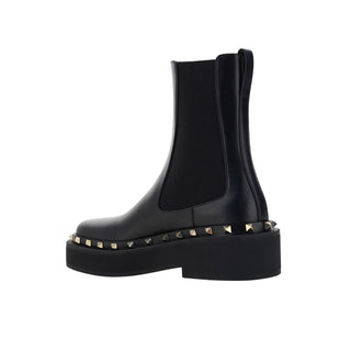 Black Calfskin Chelsea Boots