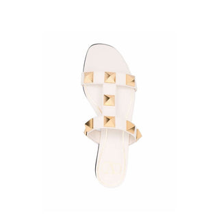 White Calfskin Sandals