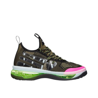 Schwarze sportliche Stoff-Sneaker