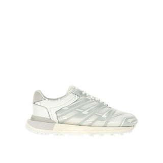 Zapatillas deportivas blancas de tela
