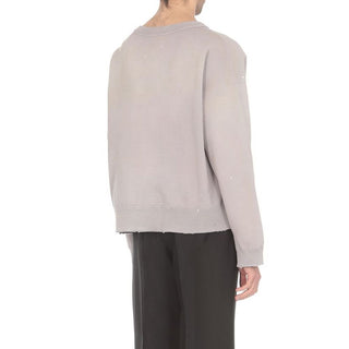 Lila Baumwoll-Sweatshirt