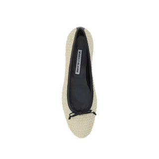 Bailarinas beige de rafia