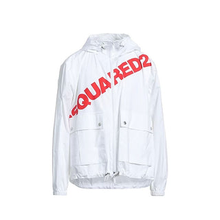 White Cotton Shell Jacket