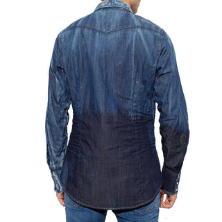 Blaues Jeanshemd