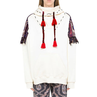 White Cotton Sweatshirt