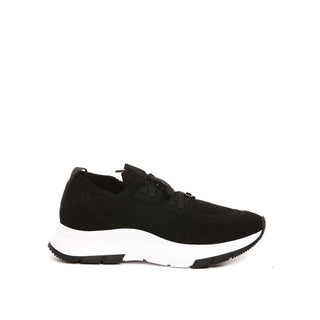 Zapatillas deportivas negras de tela