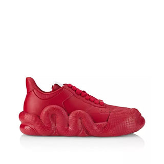 Mehrfarbige Chunky-Sneaker aus Kalbsleder