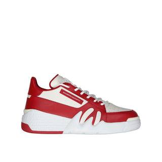 Mehrfarbige Chunky Sneakers aus Kalbsleder