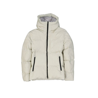 White Polyamide Full-Length Jacket