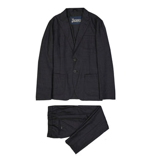 Gray Wool Casual Pants