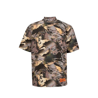 Zweifarbiges Baumwoll-T-Shirt