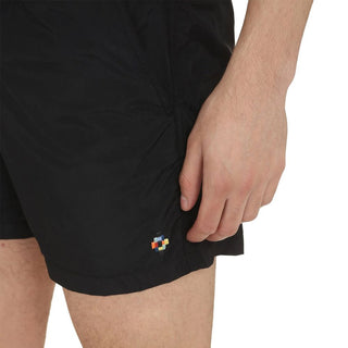 Badeshorts aus schwarzem Polyamid