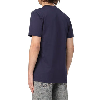 Schwarzes Baumwoll-T-Shirt