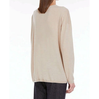 Beiger Kaschmirpullover