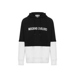 Schwarzes Baumwoll-Sweatshirt
