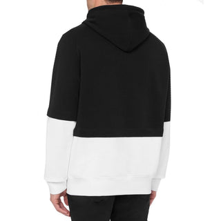 Schwarzes Baumwoll-Sweatshirt
