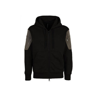 Black Cotton Sweatshirt