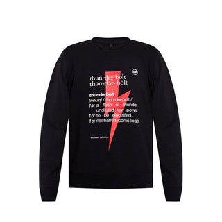 Black Cotton Sweatshirt