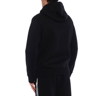 Schwarzes Baumwoll-Sweatshirt