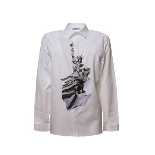 White Cotton Dress Shirt