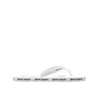 Weiße Gummi-Sandalen