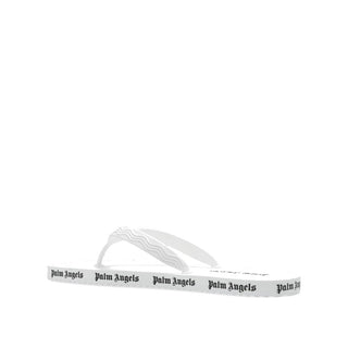 Weiße Gummi-Sandalen