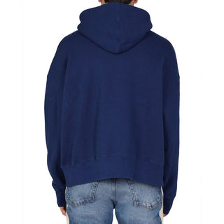 Sudadera azul de algodón