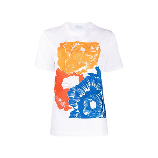 Weißes Baumwoll-T-Shirt