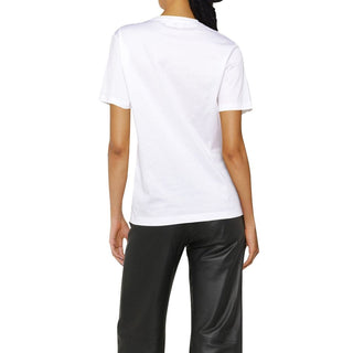 Weißes Baumwoll-T-Shirt