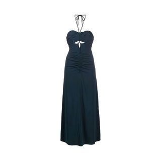 Graues Freizeitkleid aus Viskose