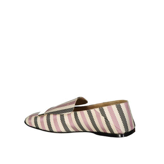 Mocasines Slip-On de Tela Blanca
