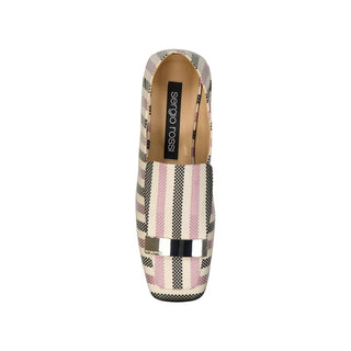 Mocasines Slip-On de Tela Blanca