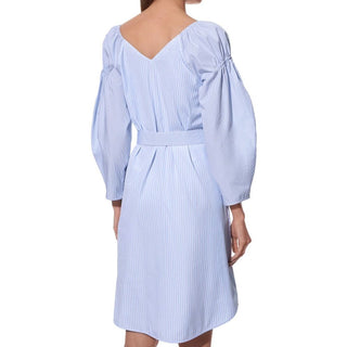 Blaues Freizeitkleid aus Baumwolle