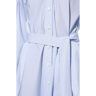 Blaues Freizeitkleid aus Baumwolle