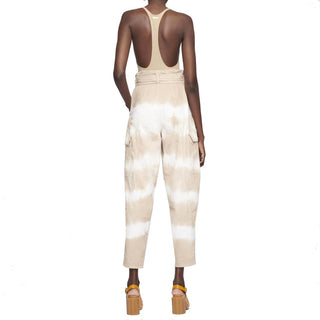 White Cotton Cargo Pants